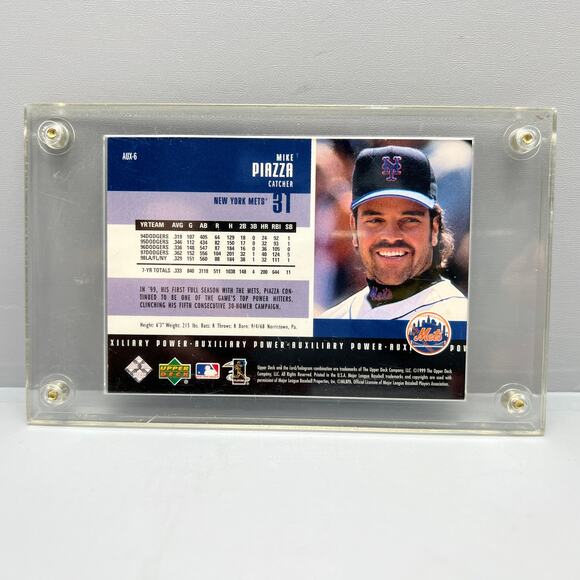 Upper Deck 1999 New York Mets Mike Piazza Baseball Card - Picture 3 of 3